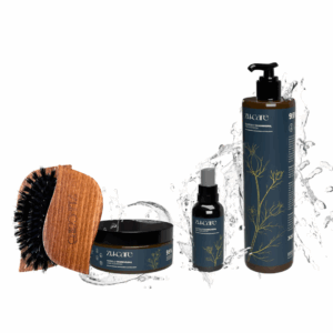 Zestaw z Czarnuszką + Szczotka MINI TRAVEL z 100% włosiem dzika