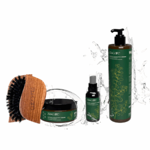 Zestaw z Ekstraktem z Brahmi + Szczotka MINI TRAVEL z 100% włosiem dzika